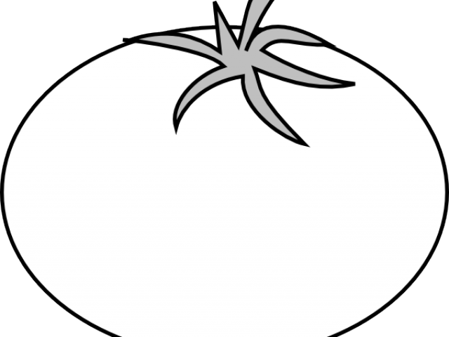 Tomato Clipart Vegetablesblack - Clip Art - Png Download (640x480), Png Download