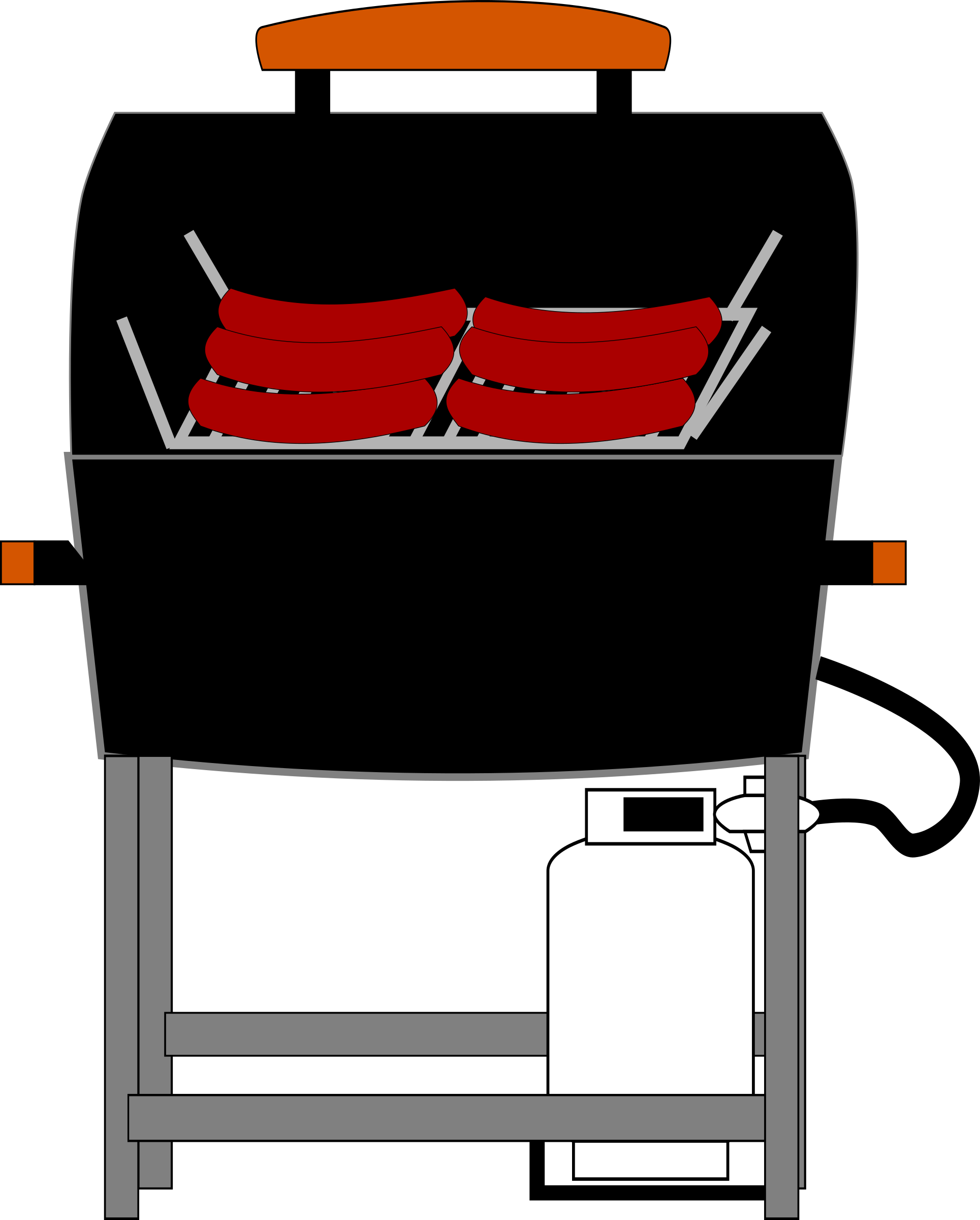 Barbecue Clipart (1929x2400), Png Download