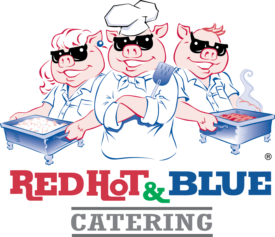 Grill Clipart Staff Bbq - Red Hot & Blue - Png Download (1148x991), Png Download