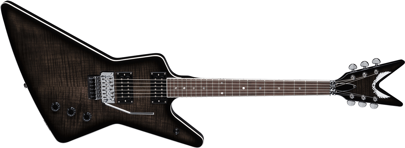 Rock Guitars - Dean Z Guitar Clipart (1600x560), Png Download