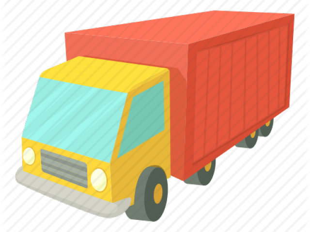 Cartoon Image Of Lorry Clipart (640x480), Png Download