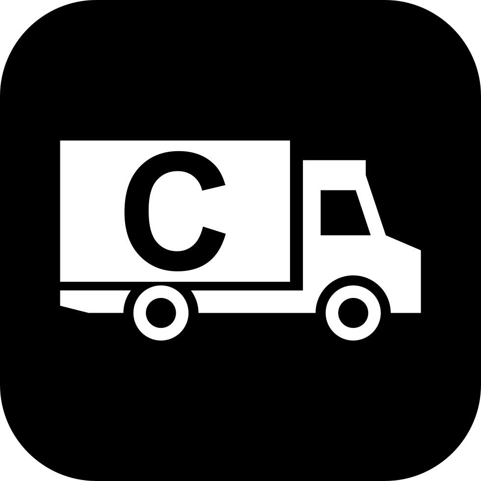 Logistics Black And White Clipart (980x980), Png Download