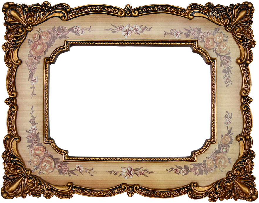 Frame, Vintage Frame, Decorative, Vintage, Antique - Picture Frame Clipart (900x720), Png Download