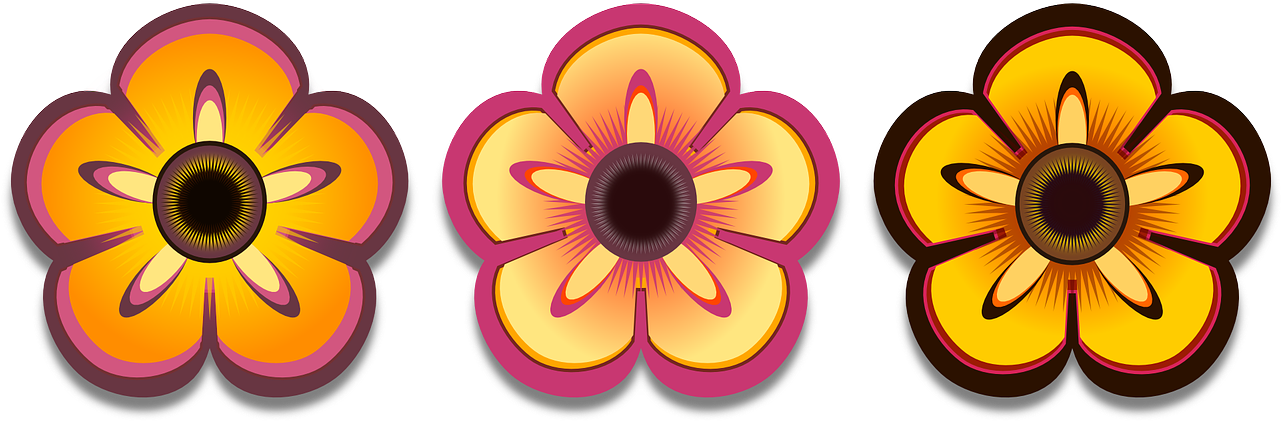 Bloom Colorful Flower Petals Png Image - Clip Art Of Colorful Flower Transparent Png (1280x640), Png Download