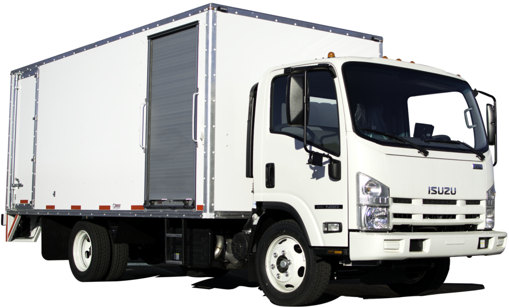 Transparent Trucks Transparent Background - Trailer Truck Clipart (1024x618), Png Download