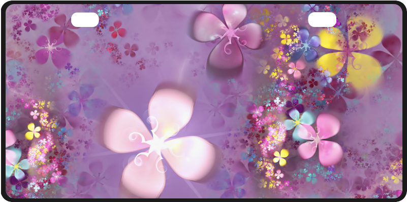 Modern Abstract Fractal Colorful Flower Power License - Moth Orchid Clipart (1000x1000), Png Download