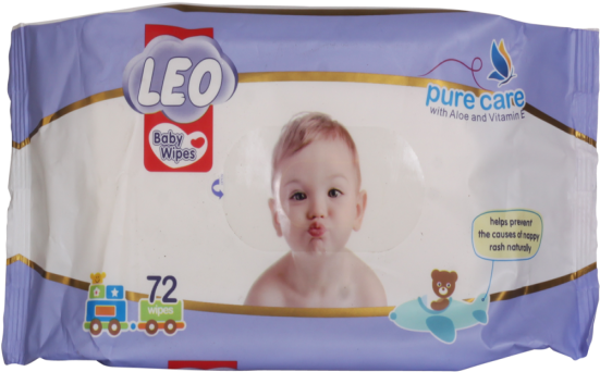 Hover To Zoom - Leo Baby Wipes Clipart (550x684), Png Download