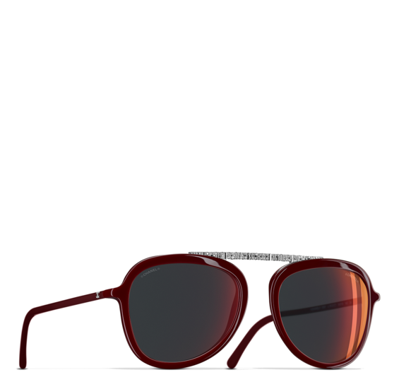 Exchange Sunglasses Pilot Sunglasses - Occhiali Sole Donna Chanel 2018 Clipart (564x720), Png Download