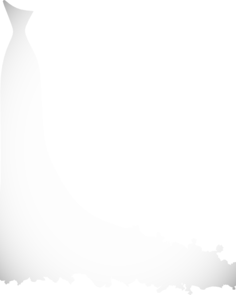 Wedding Dress On Hanger Clipart - Silhouette - Png Download (768x960), Png Download