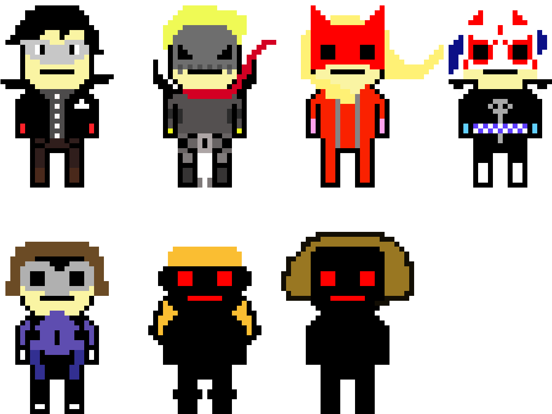 Phantom Thieves - Cartoon Clipart (1300x980), Png Download