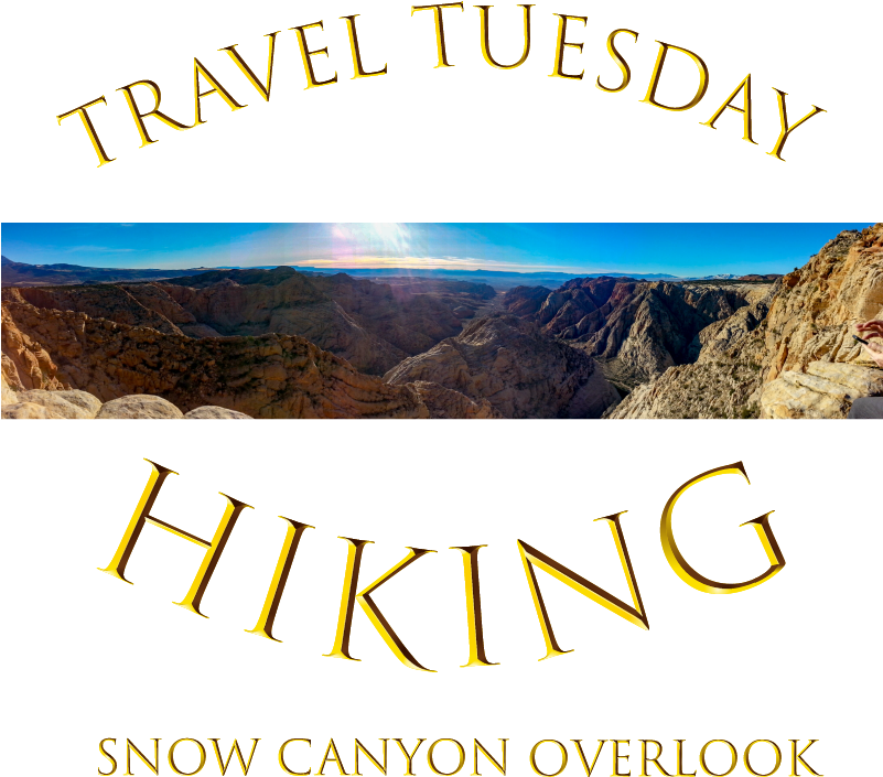 Hiking Snow Canyon Overlook Trail - Poster Clipart (801x705), Png Download