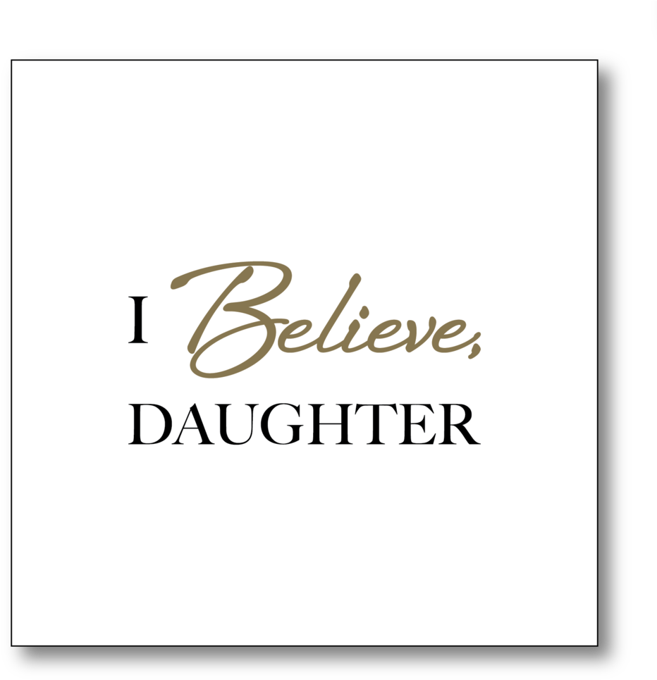 I Believe Daughter , Png Download - Bandana Name Clipart (932x965), Png Download