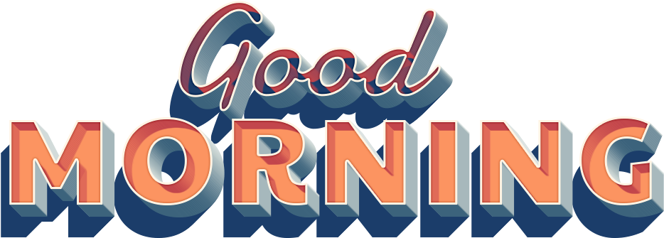 Good Morning Snapchat Community Filter - Calligraphy Clipart (1000x700), Png Download
