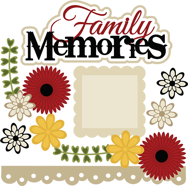 Family Memories Svg Scrapbook File Cute Svg Files For - Scrapbook Stickers Family Png Clipart (648x641), Png Download