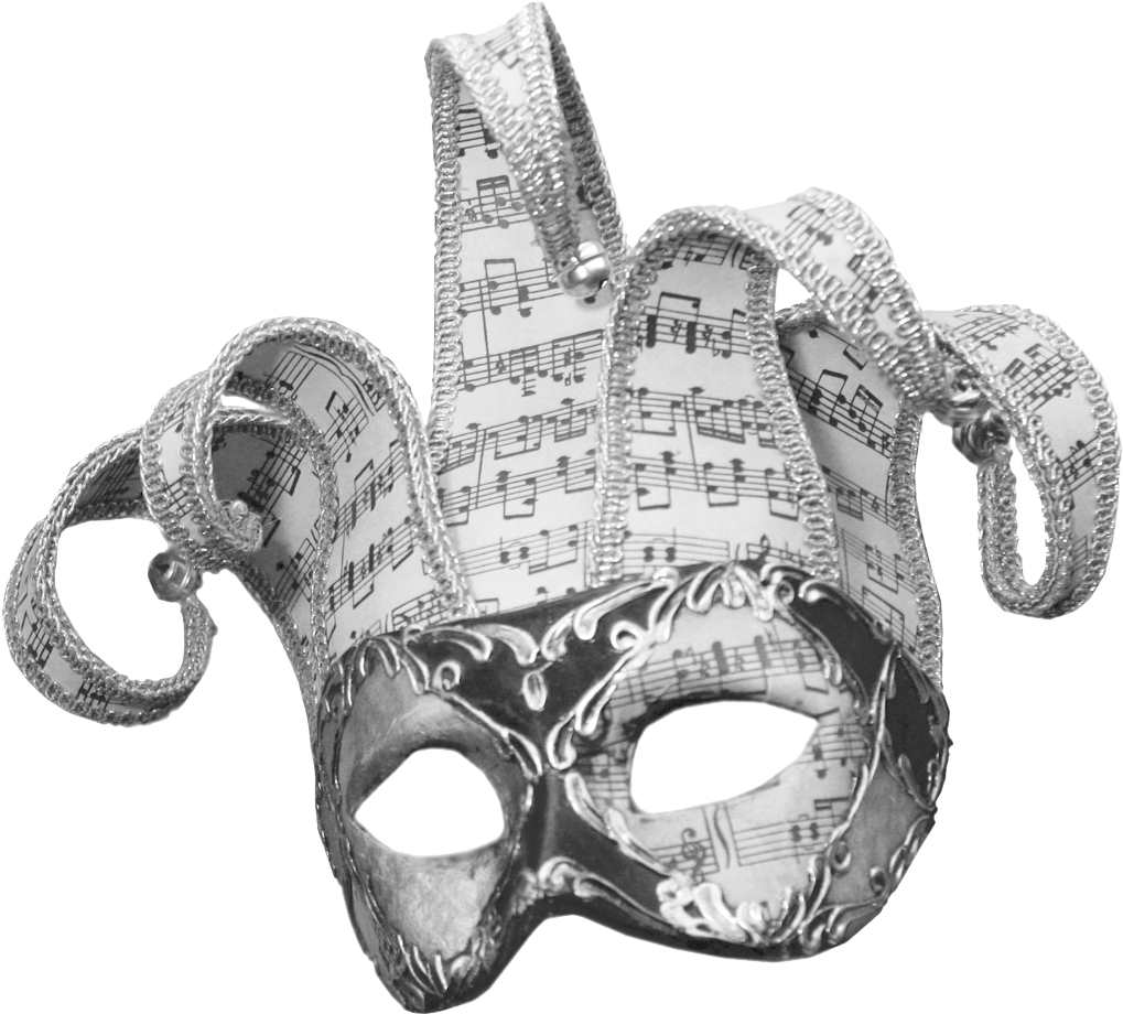 Musical Music Land, Music Licensing, Music Items, Masquerade - Mask Clipart (1200x970), Png Download