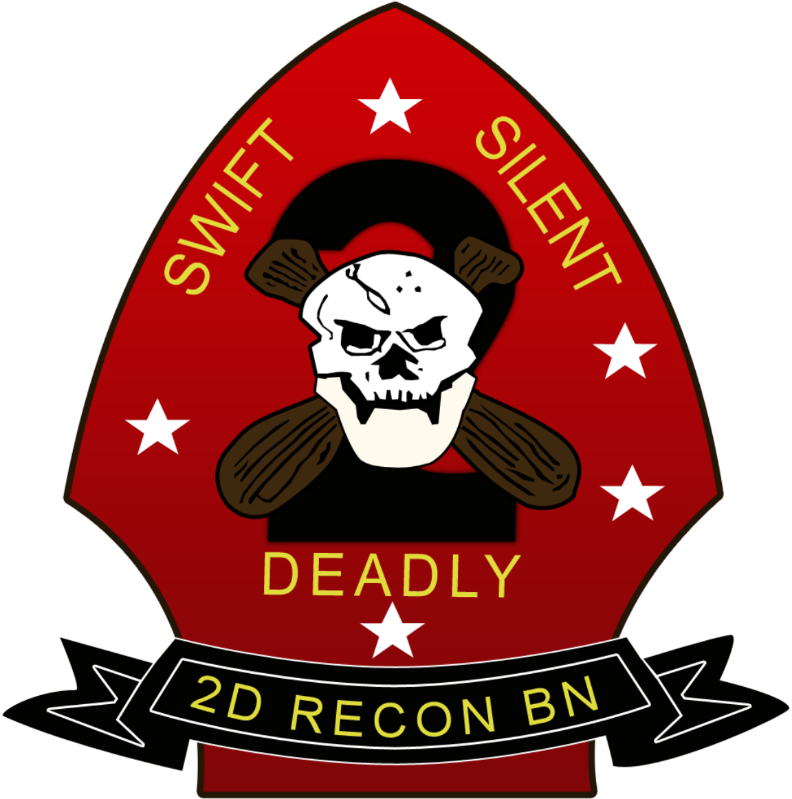 2nd Reconnaissance Battalion - 2d Recon Bn Logo Clipart (1200x1258), Png Download