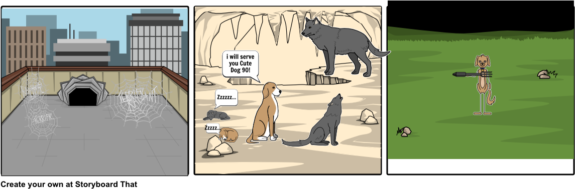 Cute Dog 90 Takes Over The World - Cartoon Clipart (1164x385), Png Download