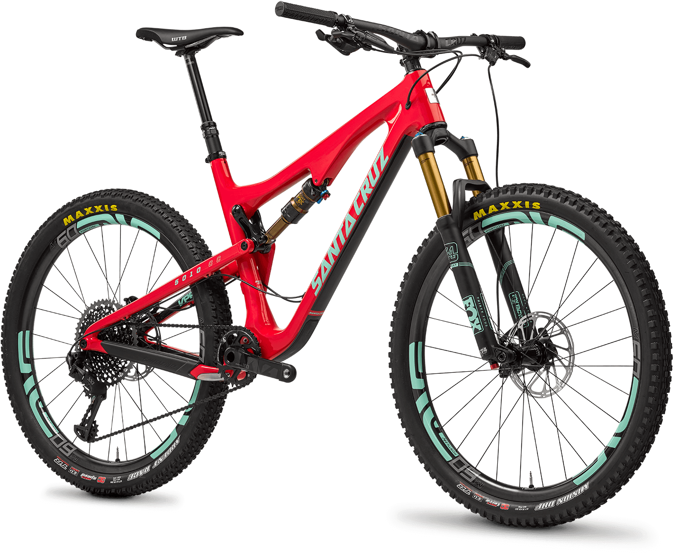 Santa Cruz Bicycles Mountain Bike Prices, Mountain - Santa Cruz 5010 2017 Clipart (1500x1209), Png Download