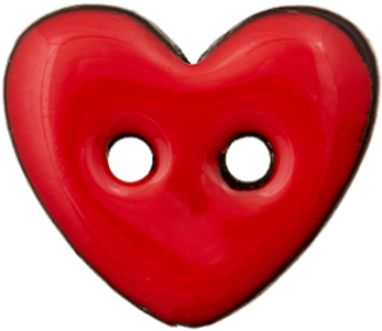 Coconut Two-hole Button Heart Article - Heart Clipart (954x954), Png Download
