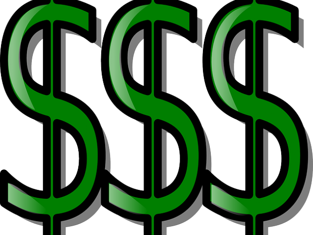 Dollar Clipart Clip Art - Clip Art Money Signs - Png Download (640x480), Png Download