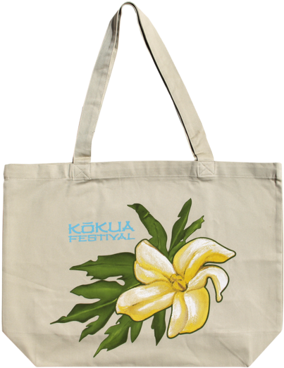 Kōkua Festival 2010 Flower Tote Bag - Tote Bag Clipart (600x600), Png Download