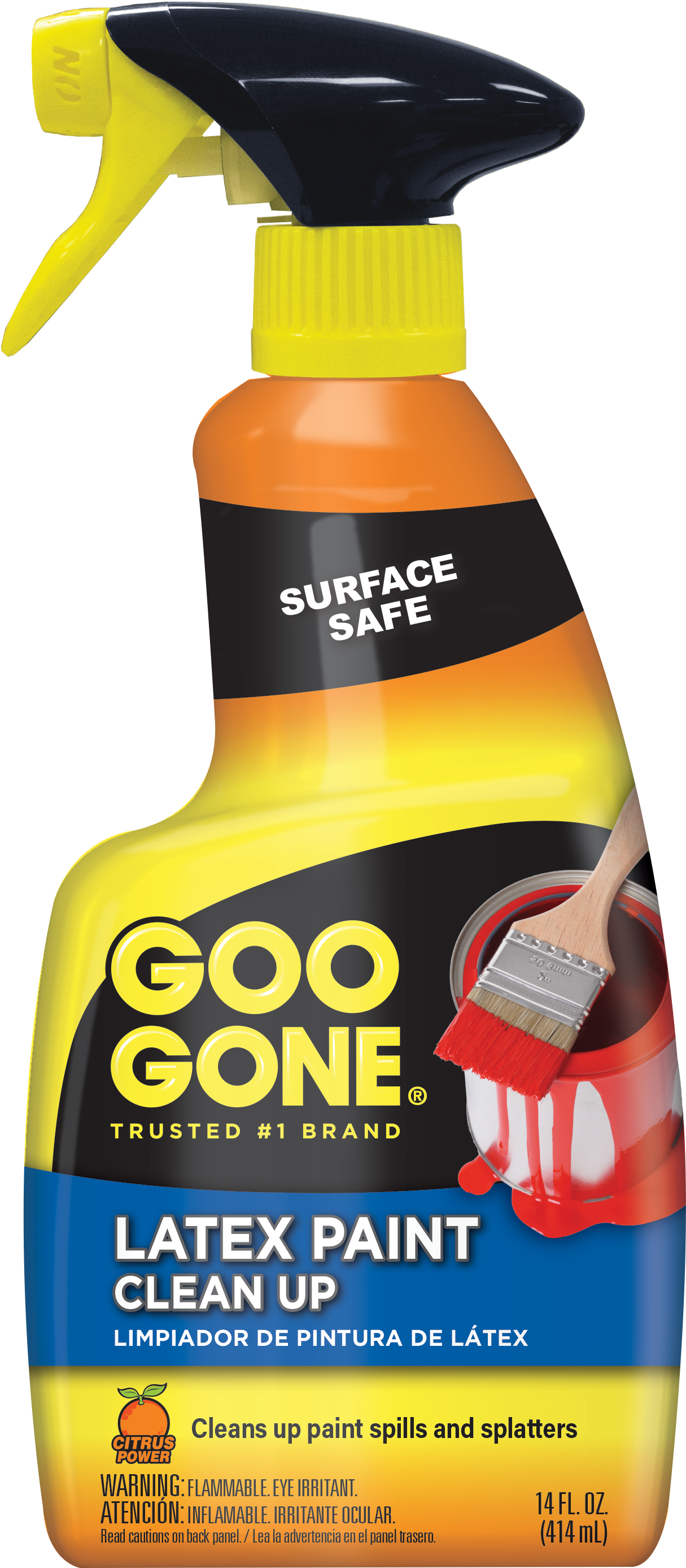 Goo Gone Latex Paint Clean-up, Perfect For Spills And - Goo Gone Grout And Tile Cleaner Clipart (2834x2834), Png Download