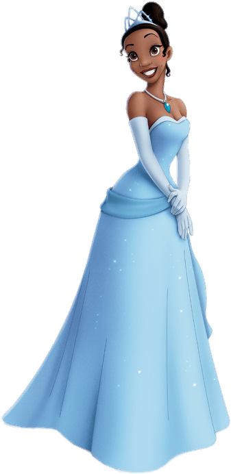 Download - Diana Princess And The Frog Clipart (563x800), Png Download