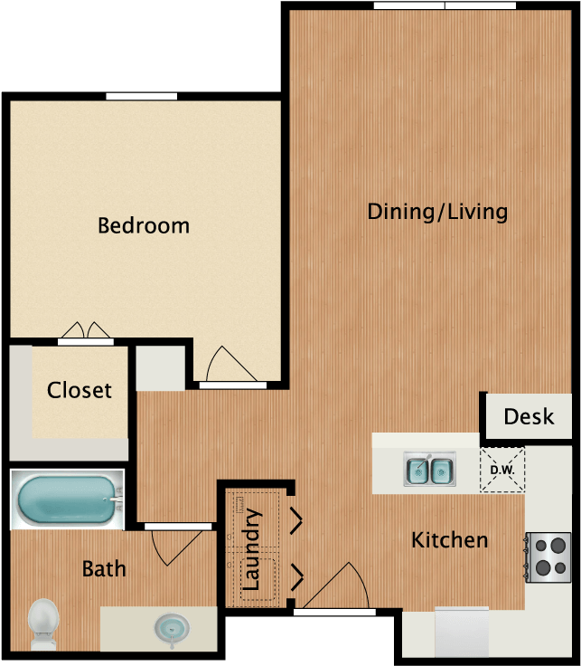The Bennett - Floor Plan Clipart (750x750), Png Download