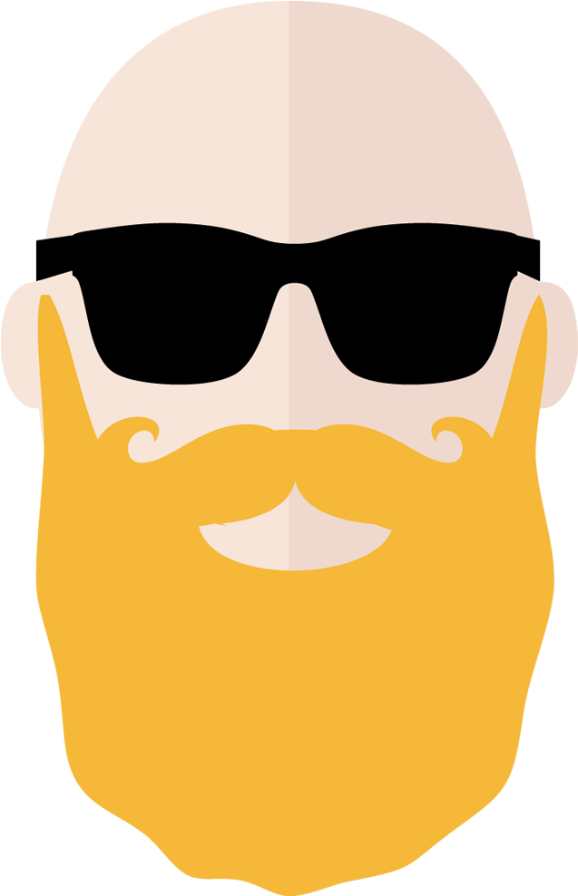 Sunglasses Clipart Facial Hair - Png Download (701x1091), Png Download