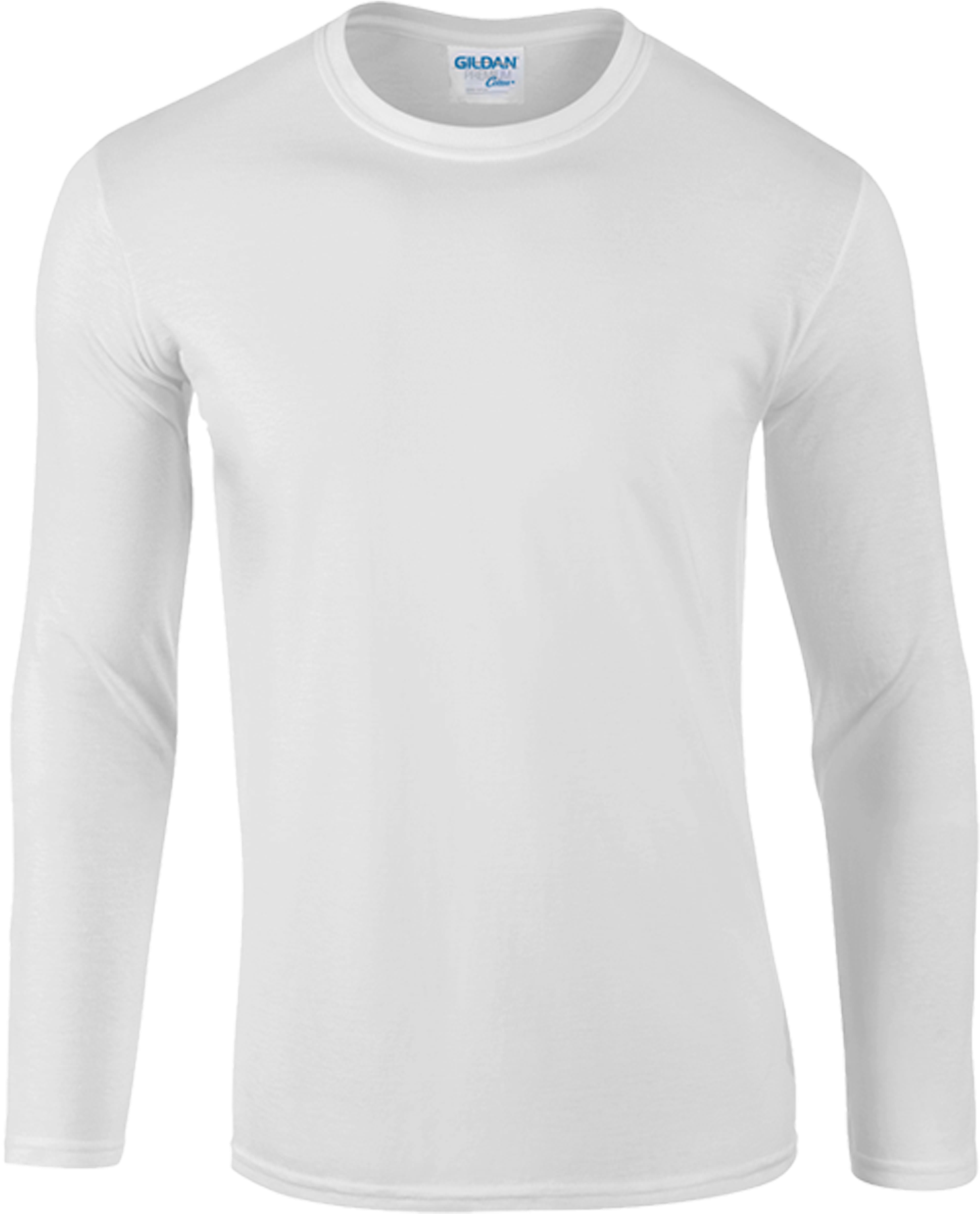 White - Long-sleeved T-shirt Clipart (2480x2480), Png Download