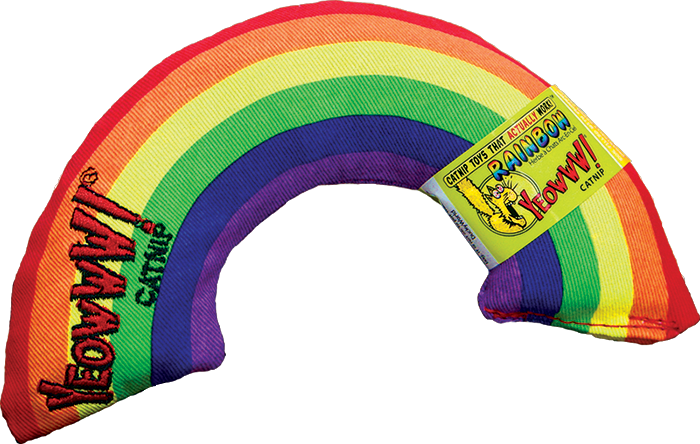Rainbow - Yeowww Catnip Rainbow Clipart (700x444), Png Download