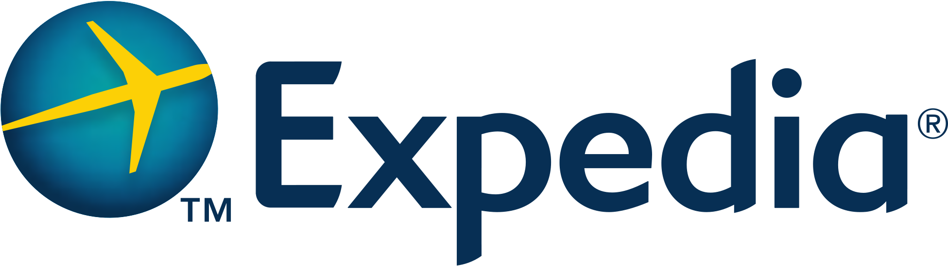 Com Agoda Otelcom Expedia Pluspng - Expedia Logo Png Clipart (2000x560), Png Download