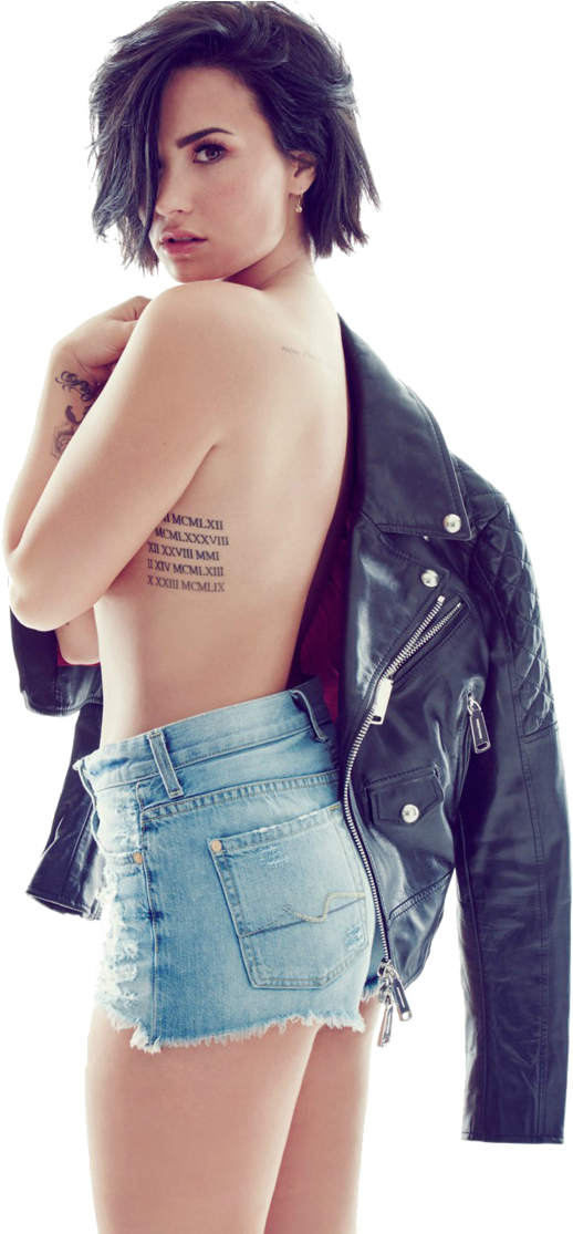 Demi Lovato Photoshoot 2015 Png - Demi Lovato Quotes 2017 Clipart (717x1114), Png Download