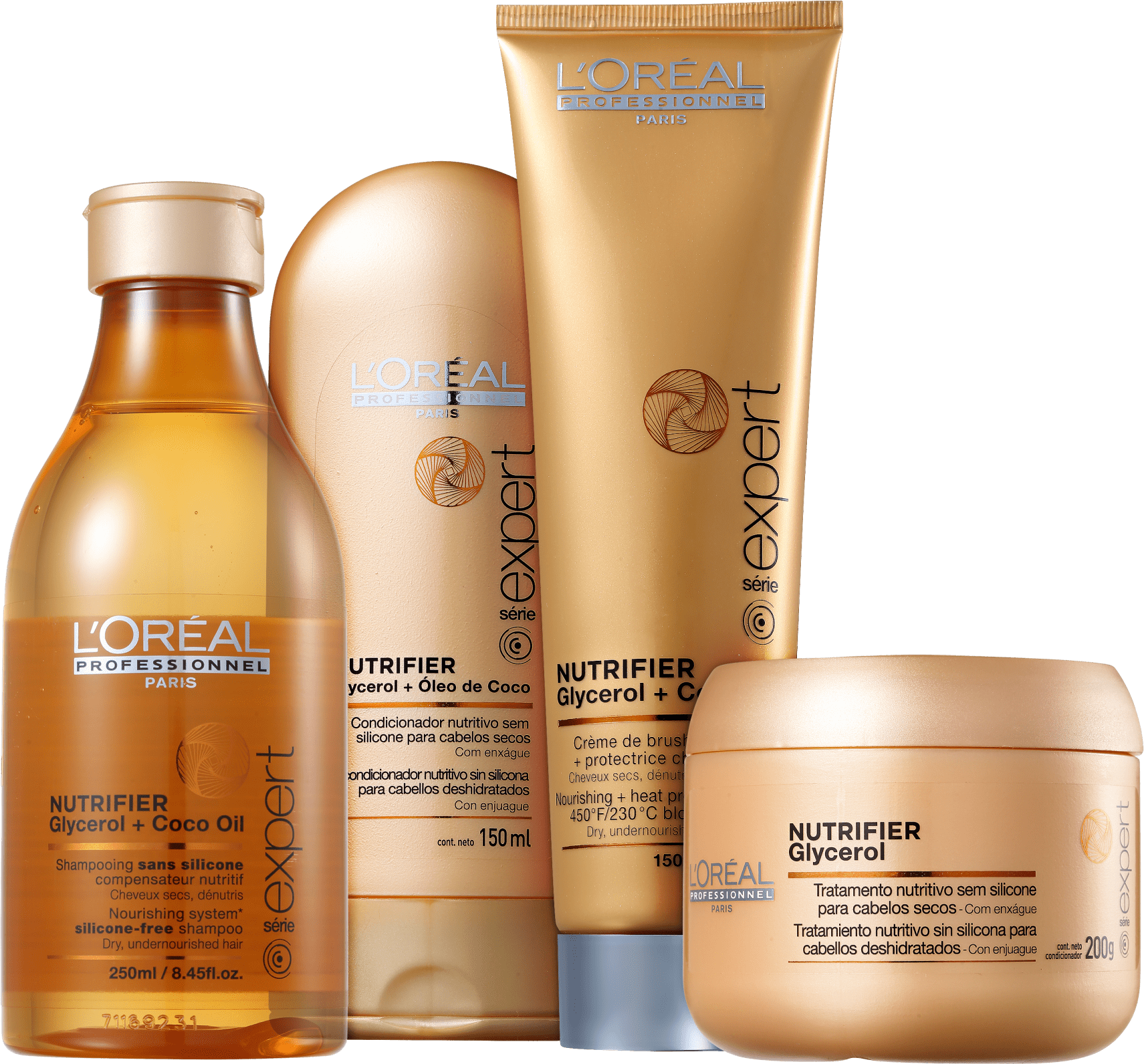 Kit L'oréal Professionnel Nutrifier Nutrição Intensa - Produtos De Cabelo Loreal Clipart (1711x1591), Png Download