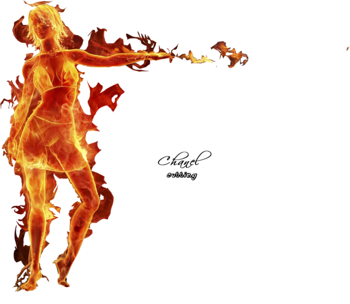 Girl On Fire - Girl On Fire Png Clipart (691x600), Png Download