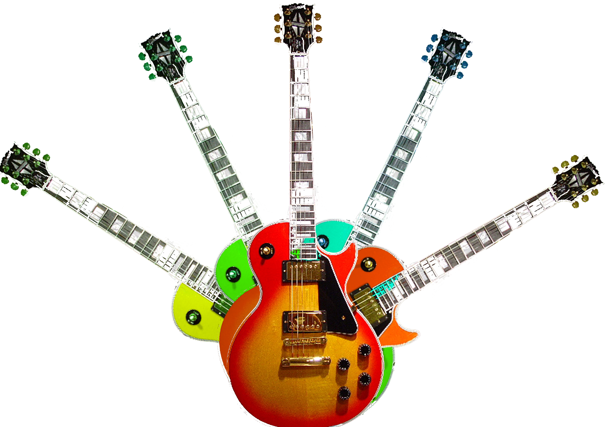 Gibson Les Paul - Bass Guitar Clipart (2093x1478), Png Download