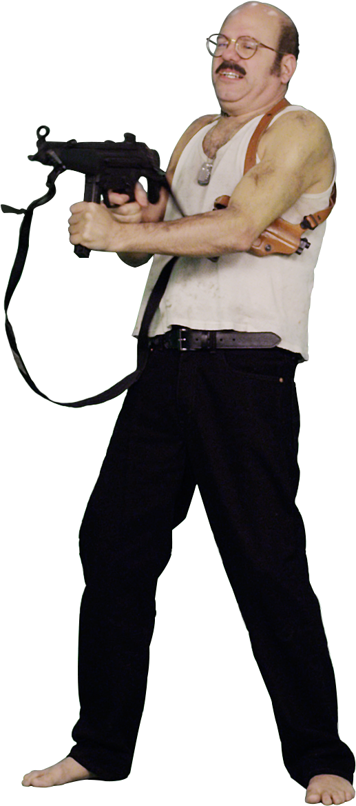 Man With Gun Png - Person With Gun Png Clipart (526x1178), Png Download