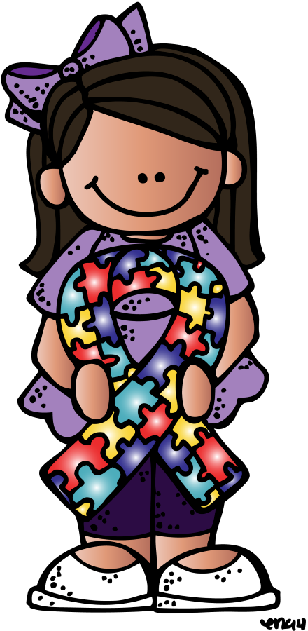 Autism Clipart Melonheadz - Autism Awareness Activities - Png Download (440x900), Png Download