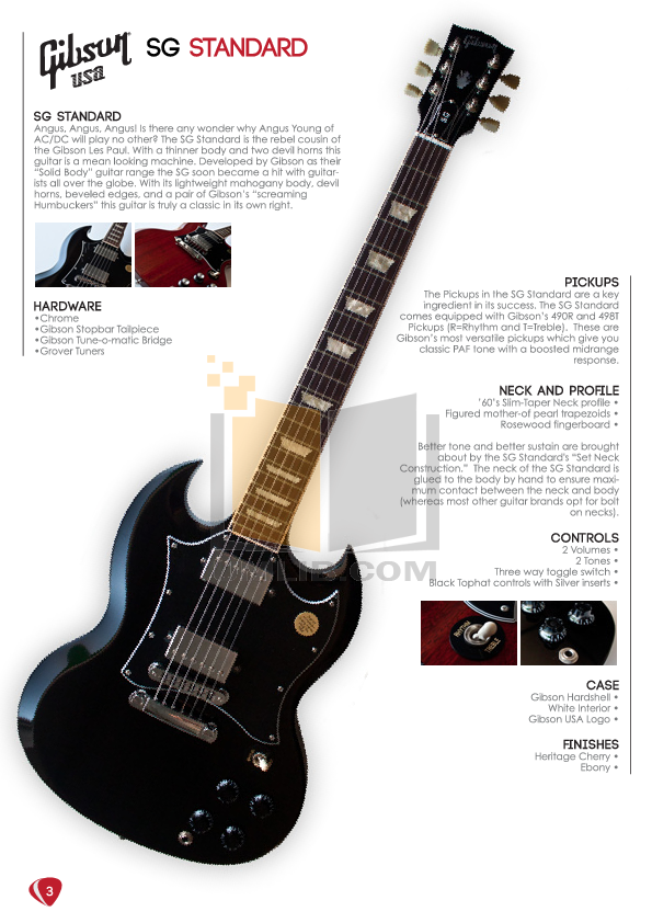 Gibson Guitar 50th Anniversary 1960 Les Paul Standard - Gibson Lpj Cherry Red Clipart (595x842), Png Download