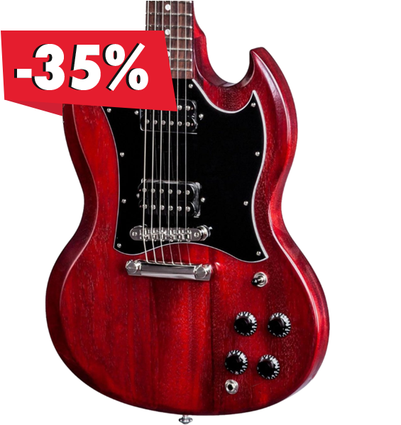 Guitarra Electrica Gibson Sgf17wcnh1 - Gibson Sg Faded T 2017 Clipart (600x599), Png Download