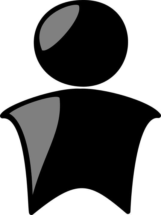 Black Figure Clip Art - Png Download (538x720), Png Download