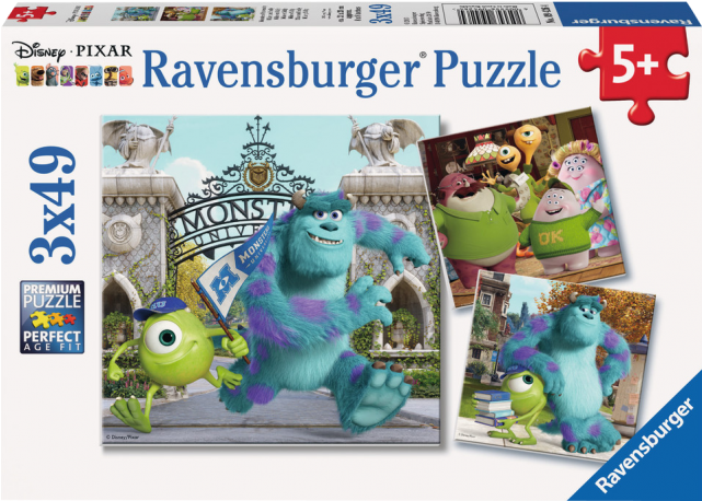 Mike And Sully - Puzzle Ravensburger 5 Clipart (640x640), Png Download