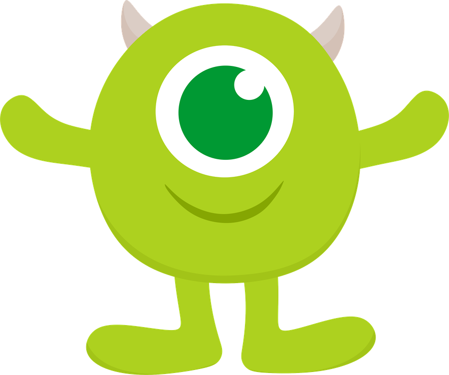 Monster Inc Party, Coloring Book Pages, Baby Birthday, - Monsters Inc Cute Png Clipart (900x751), Png Download