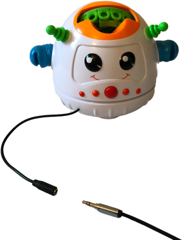 Switch Adapted Fubbles Bump 'n Bubble Robot - Baby Toys Clipart (768x1023), Png Download