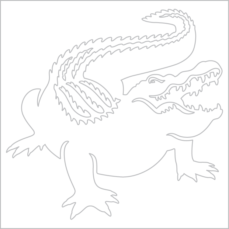 Saltwater Crocodile Clipart (753x753), Png Download
