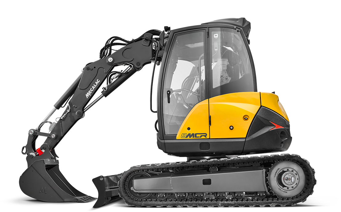 8mcr - Excavator Clipart (1600x900), Png Download