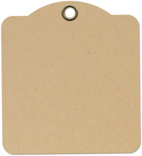 Kraft Tags Staples Square Tags Kraft Label Clipart Large Size Png