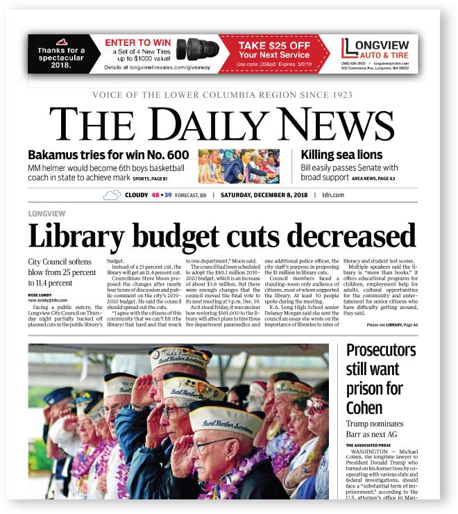 Automotive Eddm Postcard - Newspaper Clipart (1024x793), Png Download