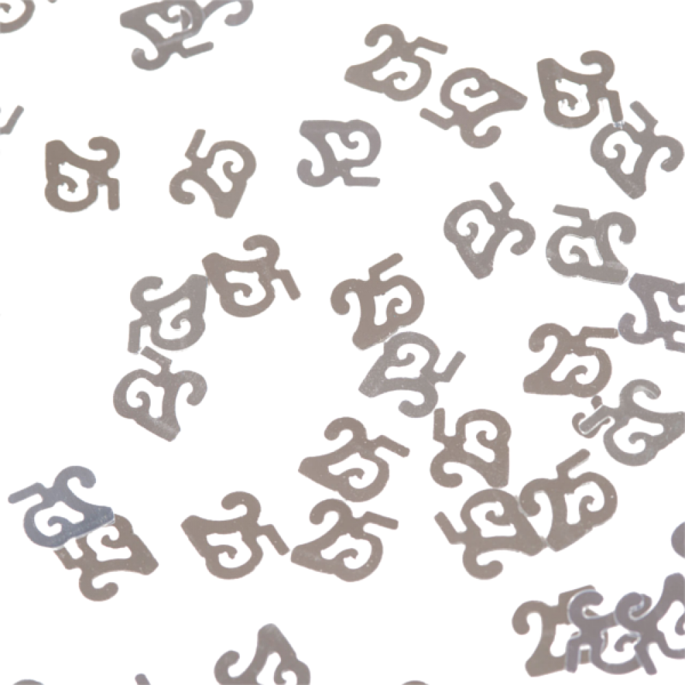 Konfetti-42508 - Calligraphy Clipart (1000x1000), Png Download