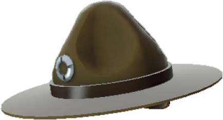 Sergeant's Drill Hat - Drill Sergeant Hat Png Clipart (640x640), Png Download